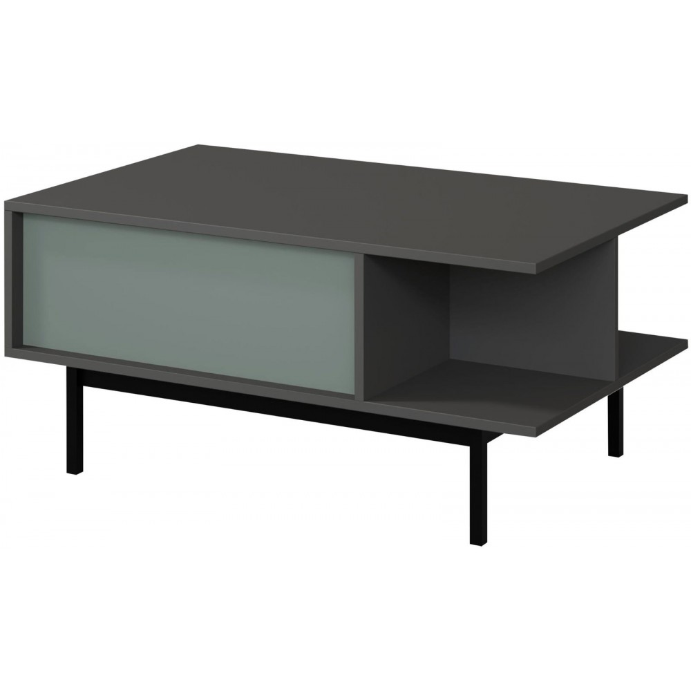 Τραπεζάκι σαλονιού Alsy Reg-Gkri Skouro