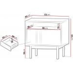 Κομοδίνο Alsy Reg-Gkri Skouro