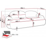 Καναπές - κρεβάτι Mayo-Mpez Anoixto