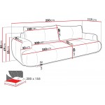 Καναπές - κρεβάτι Mitto-Gkri