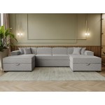 Γωνιακός καναπές Santos U-Gkri