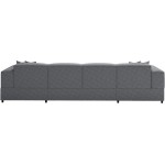 Γωνιακός καναπές Santos U-Gkri Skouro