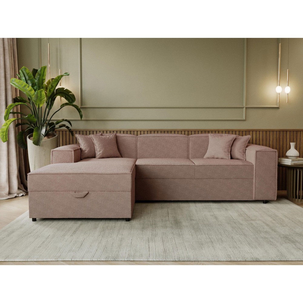 Γωνιακός καναπές Santos-Kafe-Αριστερή