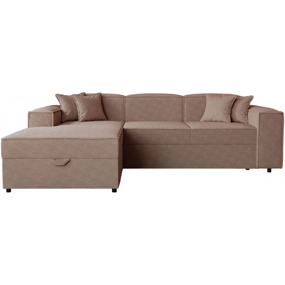 Γωνιακός καναπές Santos-Kafe-Αριστερή