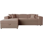 Γωνιακός καναπές Santos-Kafe-Αριστερή