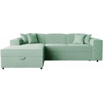 Γωνιακός καναπές Santos-Menta-Αριστερή