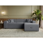 Γωνιακός καναπές Santos-Gkri Skouro-Δεξιά