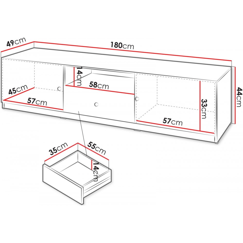 Έπιπλο τηλεόρασης Ferena