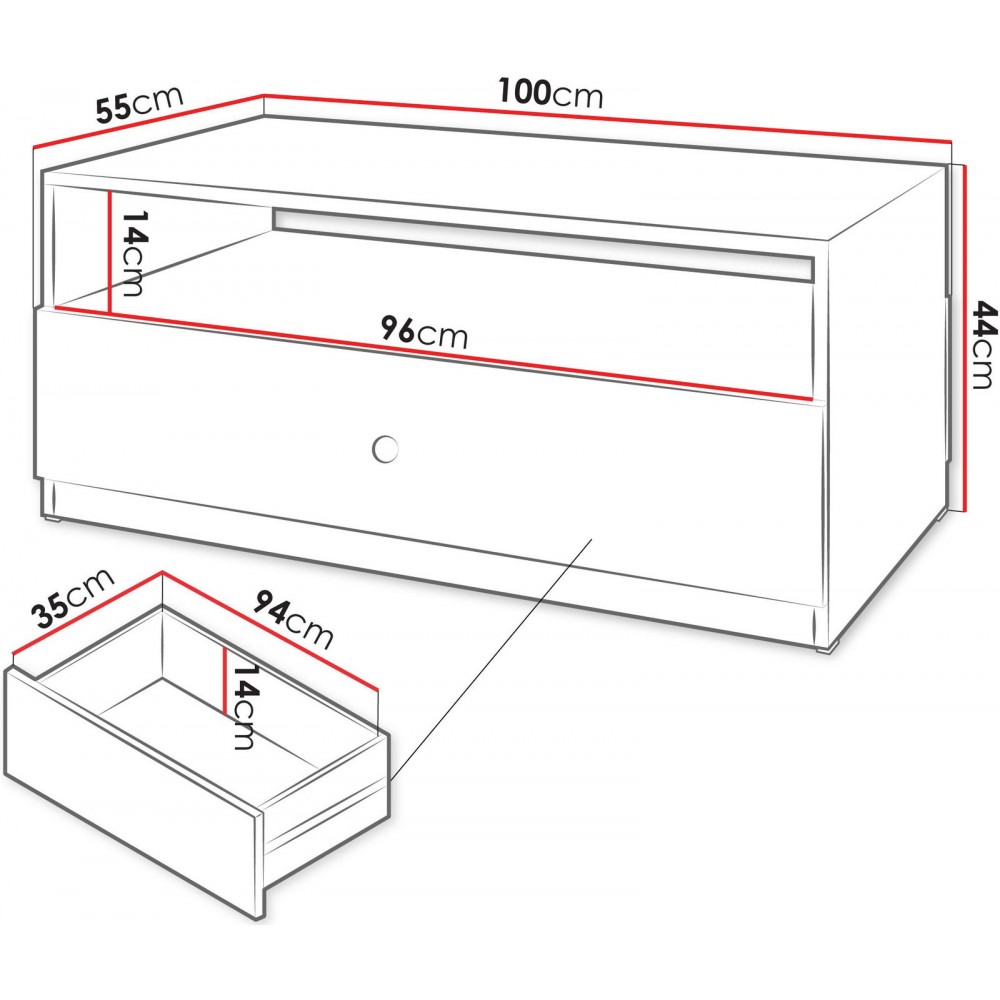 Τραπεζάκι σαλονιού Ferena