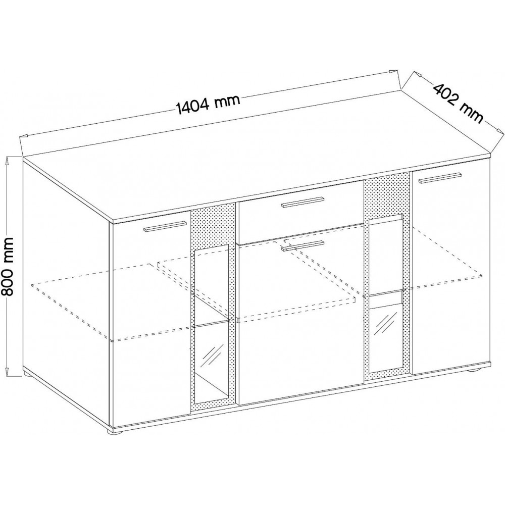 Μπουφές Arlington-Leuko