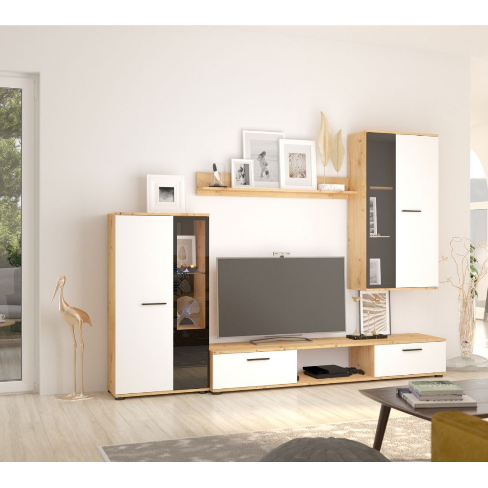 Σύνθεση σαλονιού Arlington-Fusiko anoixto-Leuko