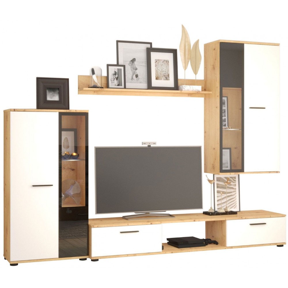 Σύνθεση σαλονιού Arlington-Fusiko anoixto-Leuko