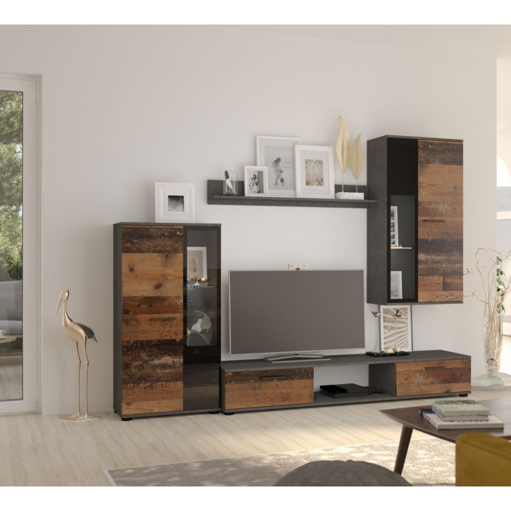 Σύνθεση σαλονιού Arlington-Kafe Skouro