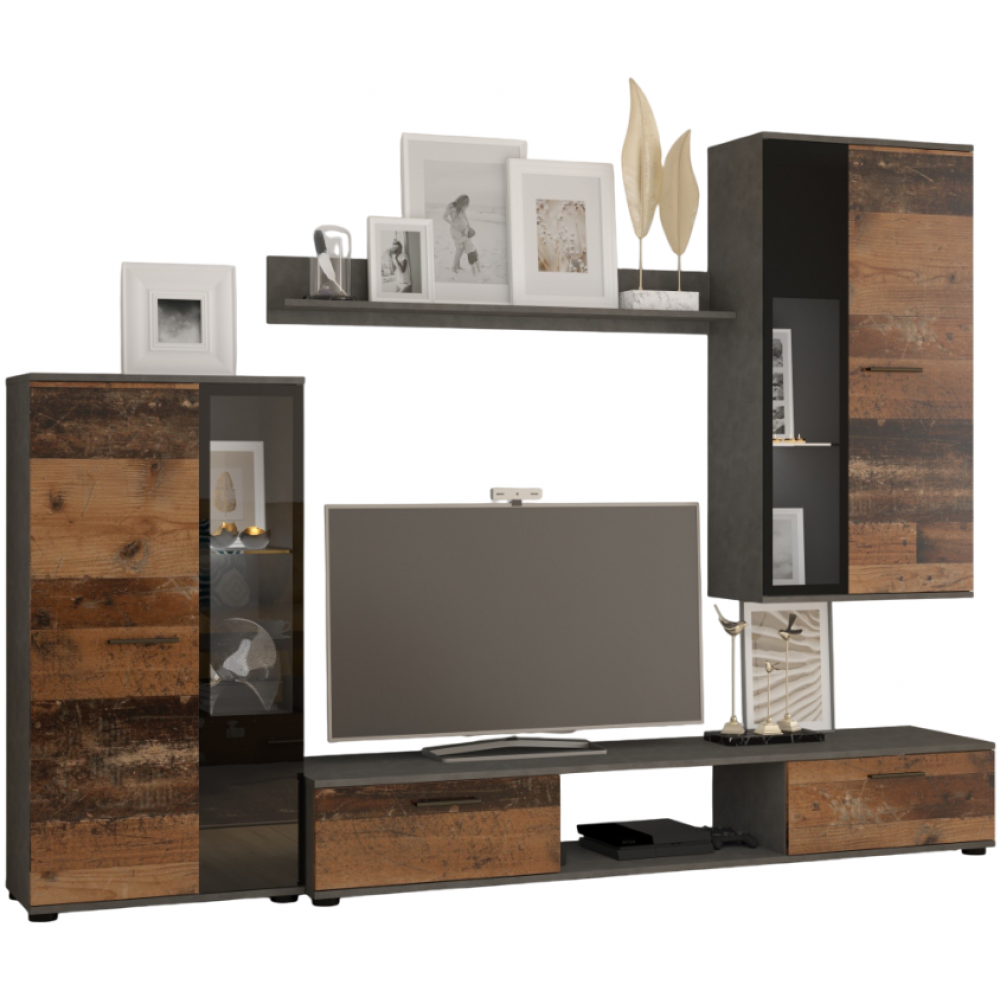 Σύνθεση σαλονιού Arlington-Kafe Skouro