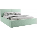 Επενδυμένο κρεβάτι Santos-Menta-160 x 200