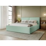 Επενδυμένο κρεβάτι Santos-Menta-180 x 200