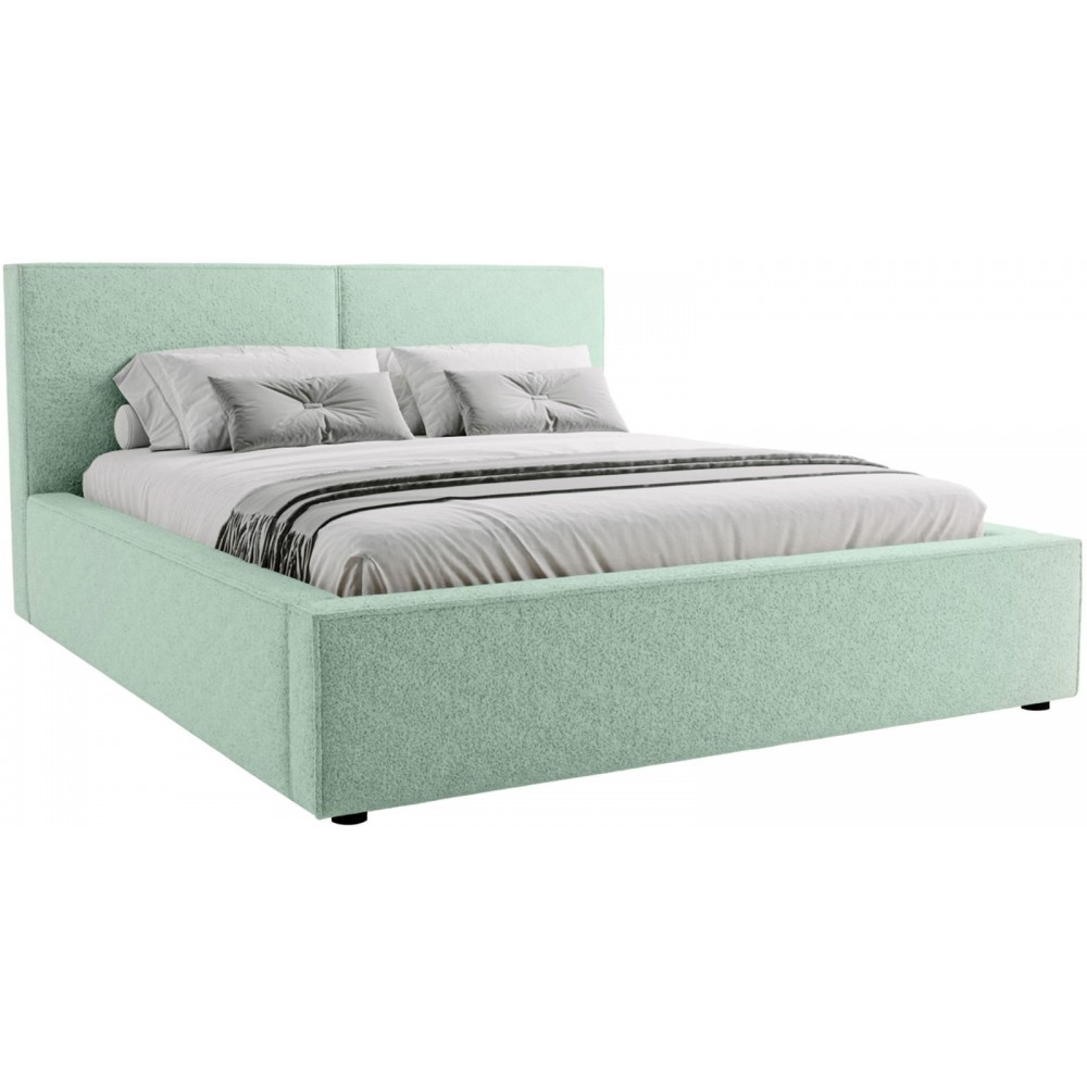 Επενδυμένο κρεβάτι Santos-Menta-180 x 200