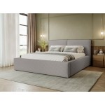 Επενδυμένο κρεβάτι Santos-Gkri-200 x 200