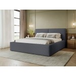 Επενδυμένο κρεβάτι Santos-Gkri Skouro-200 x 200