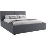 Επενδυμένο κρεβάτι Santos-Gkri Skouro-200 x 200