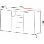 Μπουφές Cyliza II 150x40x80