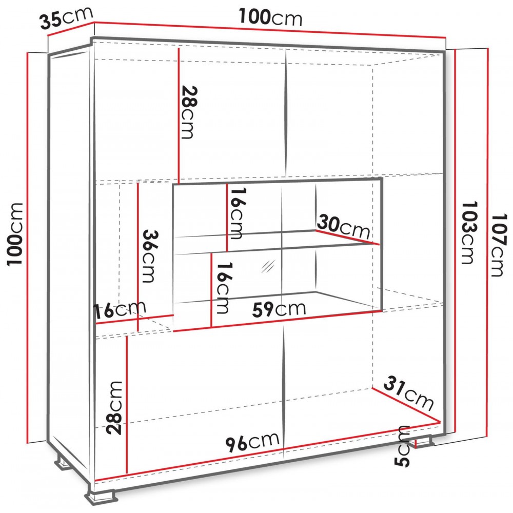 Μπουφές Calabrini-Cashmere