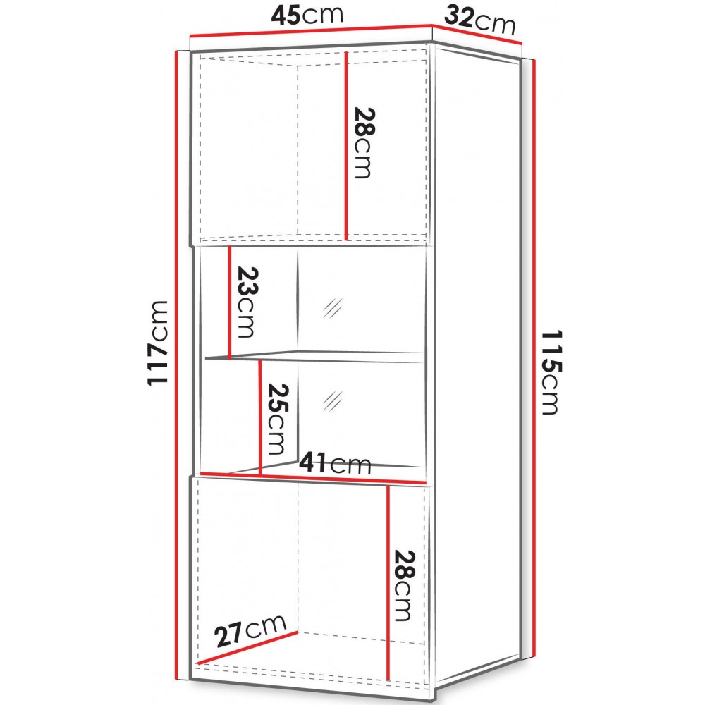 Βιτρίνα Calabrini κρεμαστή-Cashmere