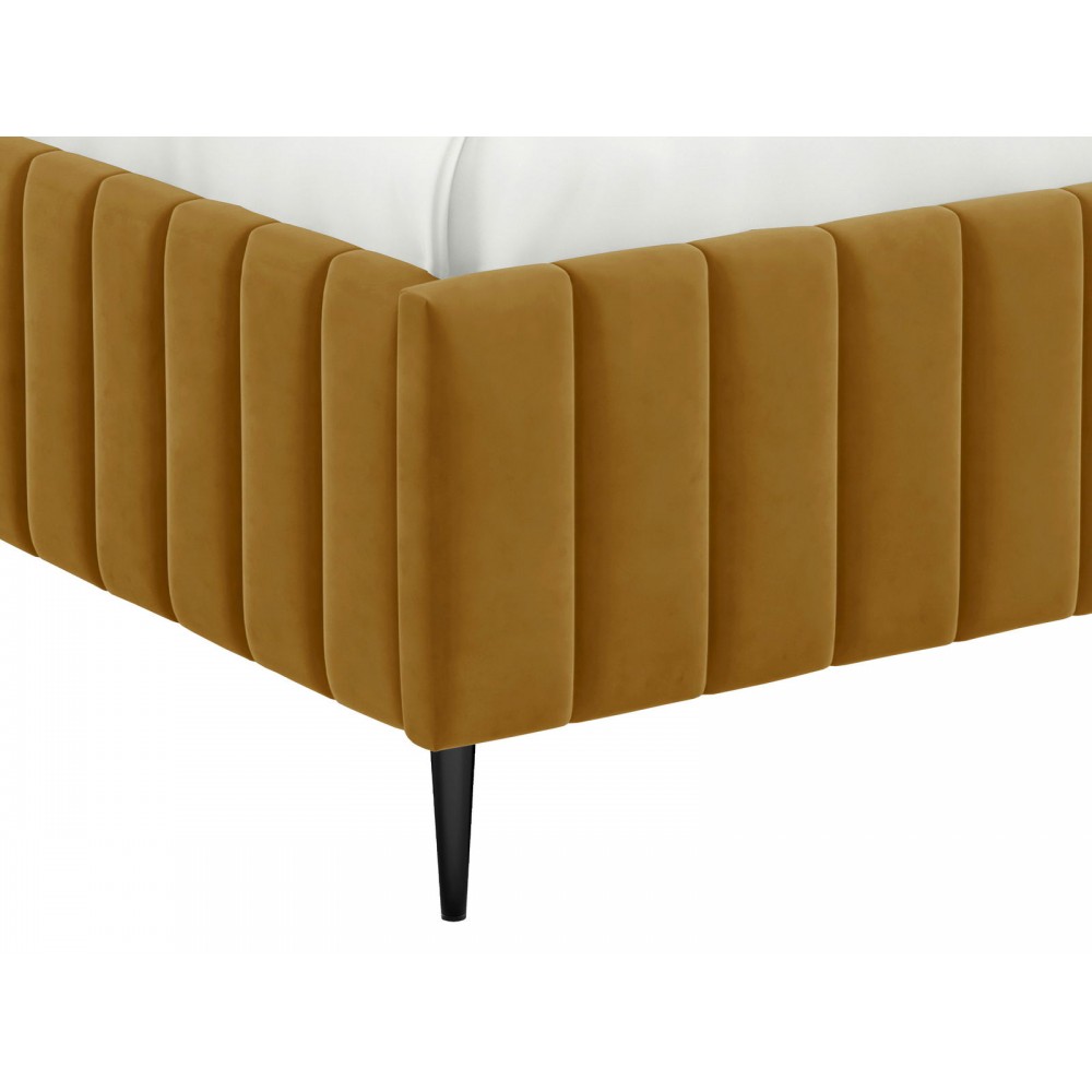 Επενδυμένο κρεβάτι Lewezo-Mpez-140 x 200