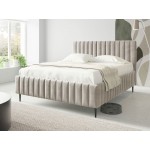 Επενδυμένο κρεβάτι Lewezo-Mpez-180 x 200