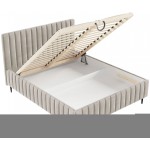 Επενδυμένο κρεβάτι Lewezo-Mple Skouro-180 x 200