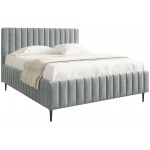 Επενδυμένο κρεβάτι Lewezo-Gkri-180 x 200