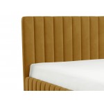 Επενδυμένο κρεβάτι Lewezo-Gkri-180 x 200