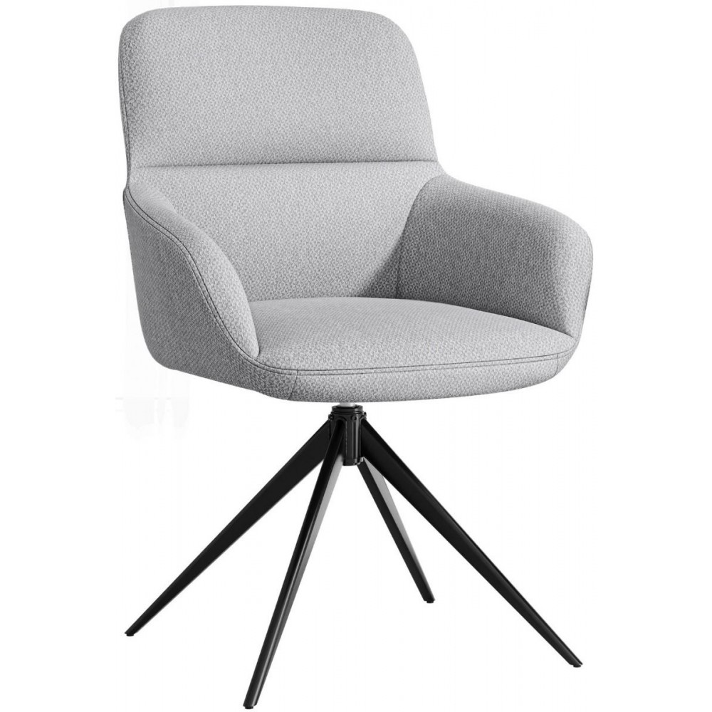 Καρέκλα Bokiz Muz 2τμχ-Gkri-Mauro