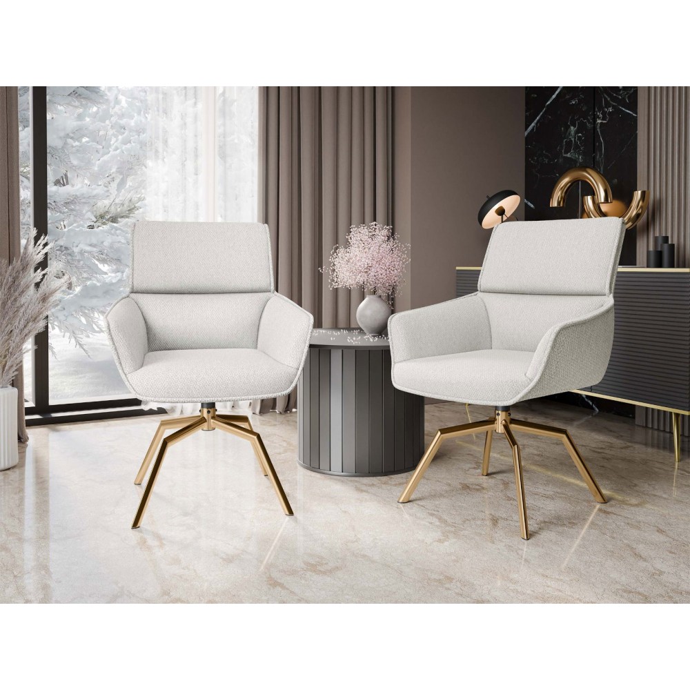 Καρέκλα Bueron Muz 2τμχ-Leuko-Xriso