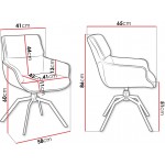 Καρέκλα Bueron Muz 2τμχ-Mauro - Xruso