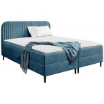 Επενδυμένο κρεβάτι Box Best I-Galazio-160 x 200