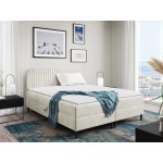 Επενδυμένο κρεβάτι Box Best I-Krem-160 x 200