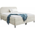 Επενδυμένο κρεβάτι Box Best I-Krem-200 x 200