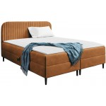 Επενδυμένο κρεβάτι Box Best I-Portokali-140 x 200