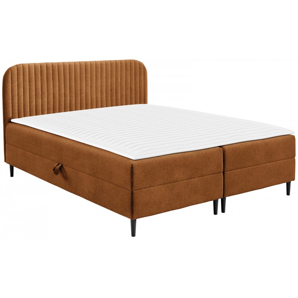 Επενδυμένο κρεβάτι Box Best I-Portokali-160 x 200