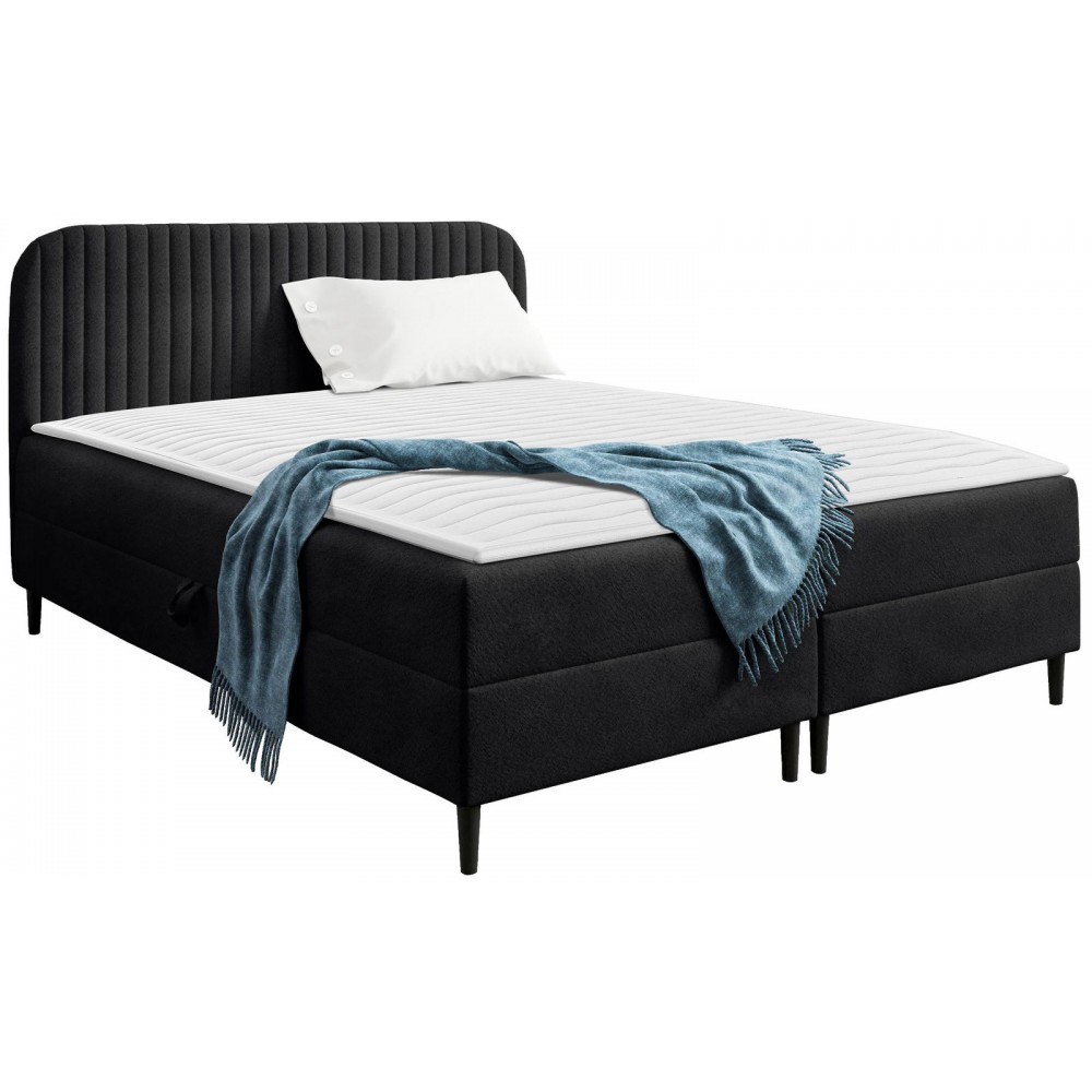 Επενδυμένο κρεβάτι Box Best I-Mauro-180 x 200