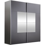 Ντουλάπα Boston 203 συρόμενη-Graphite