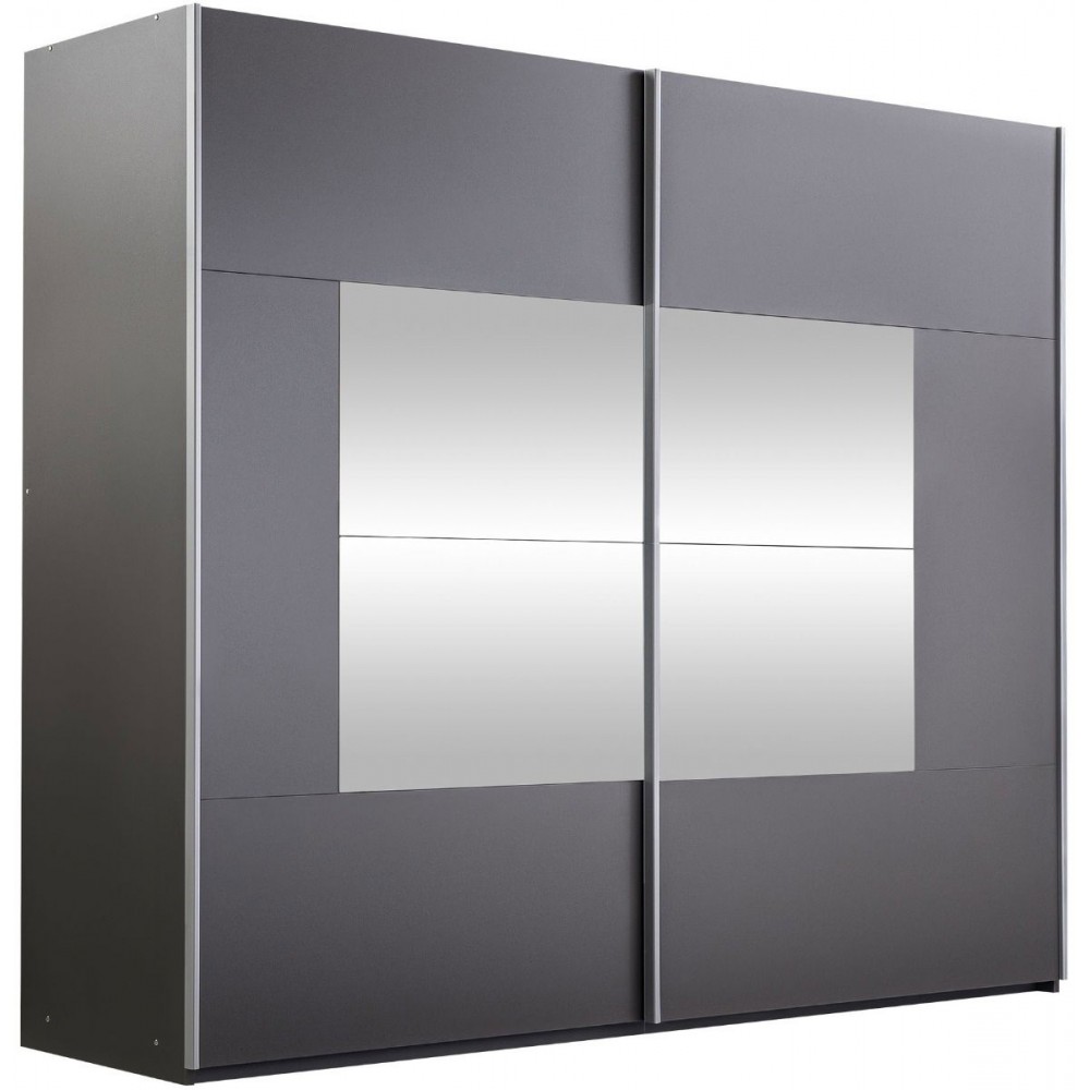 Ντουλάπα Boston 250 συρόμενη-Graphite