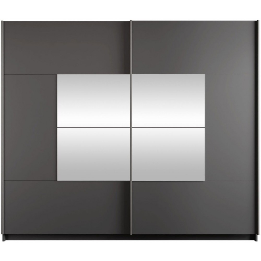 Ντουλάπα Boston 250 συρόμενη-Graphite