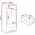 Ντουλάπα Majorka 103 δίφυλλη