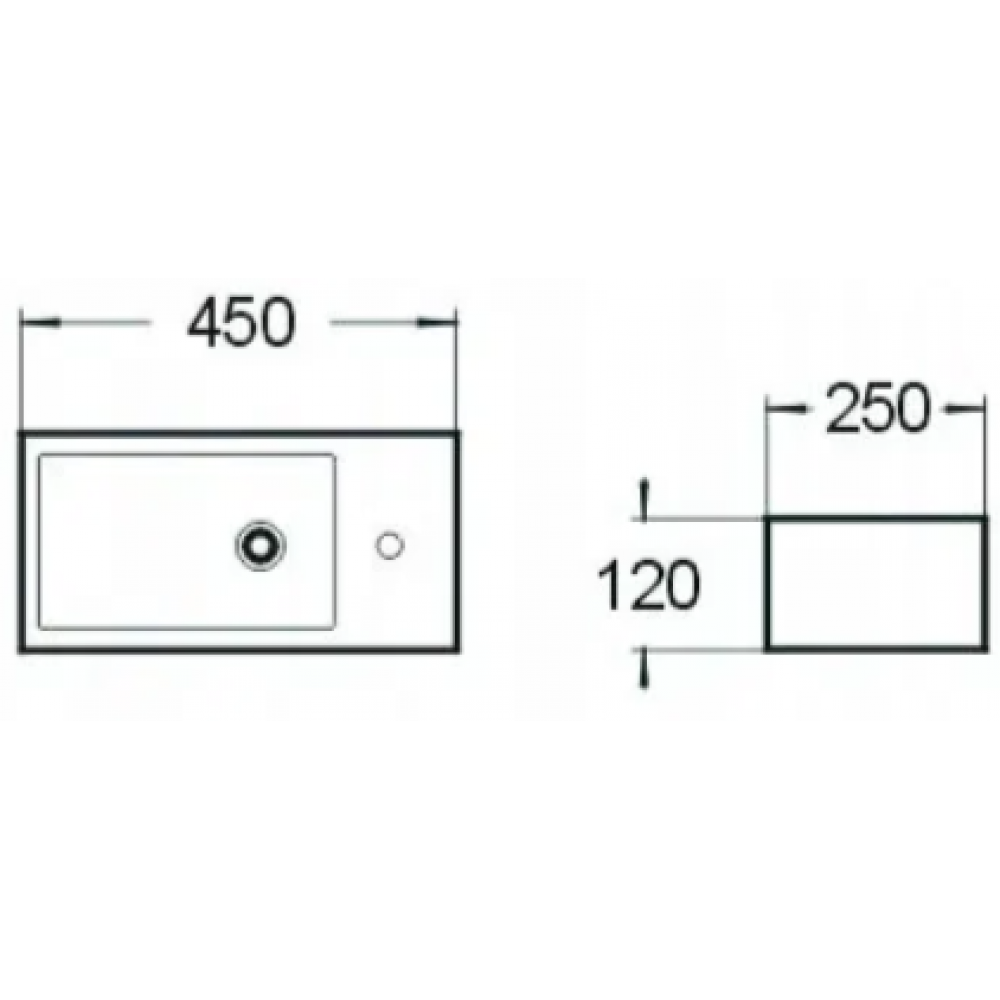 Νιπτήρας Audrey
