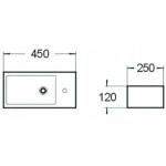 Νιπτήρας Audrey