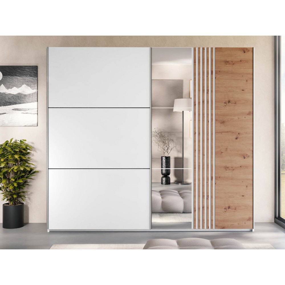 Ντουλάπα Sintra 250 συρόμενη-Leuko Fusiko