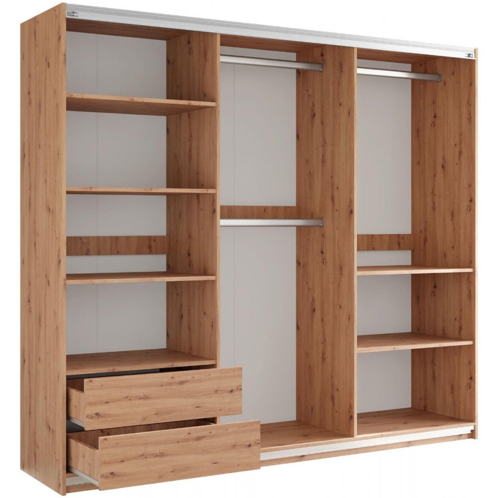 Ντουλάπα Sintra 250 συρόμενη-Leuko Fusiko