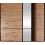 Ντουλάπα Sintra 250 συρόμενη-Fusiko-Mavro